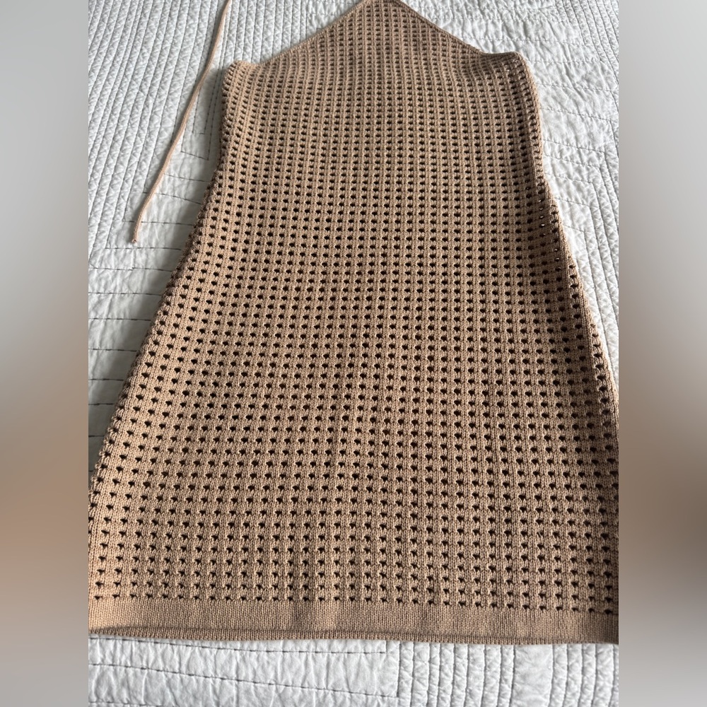 Like New! Reformation Martel Open Knit Mini Dress Size M - Picture 7 of 9